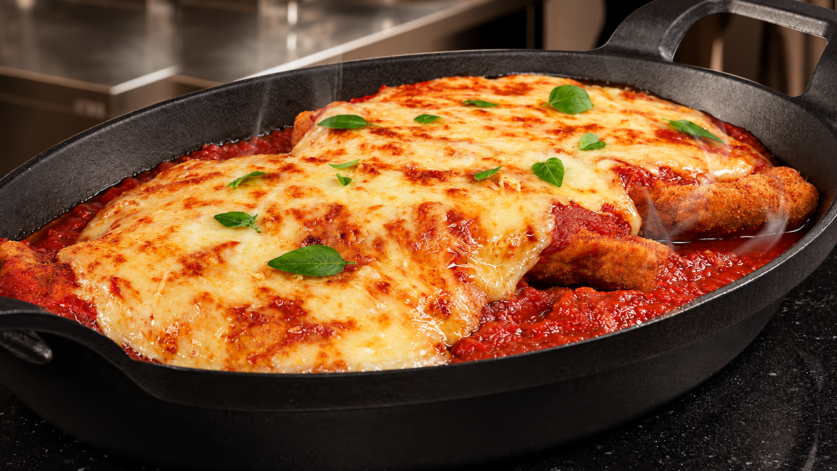 Parmegiana de carne do Family Ranch
